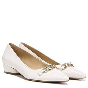 Naturalizer Becca Flats in 9.5M (9.5 Medium Width) Cream/White